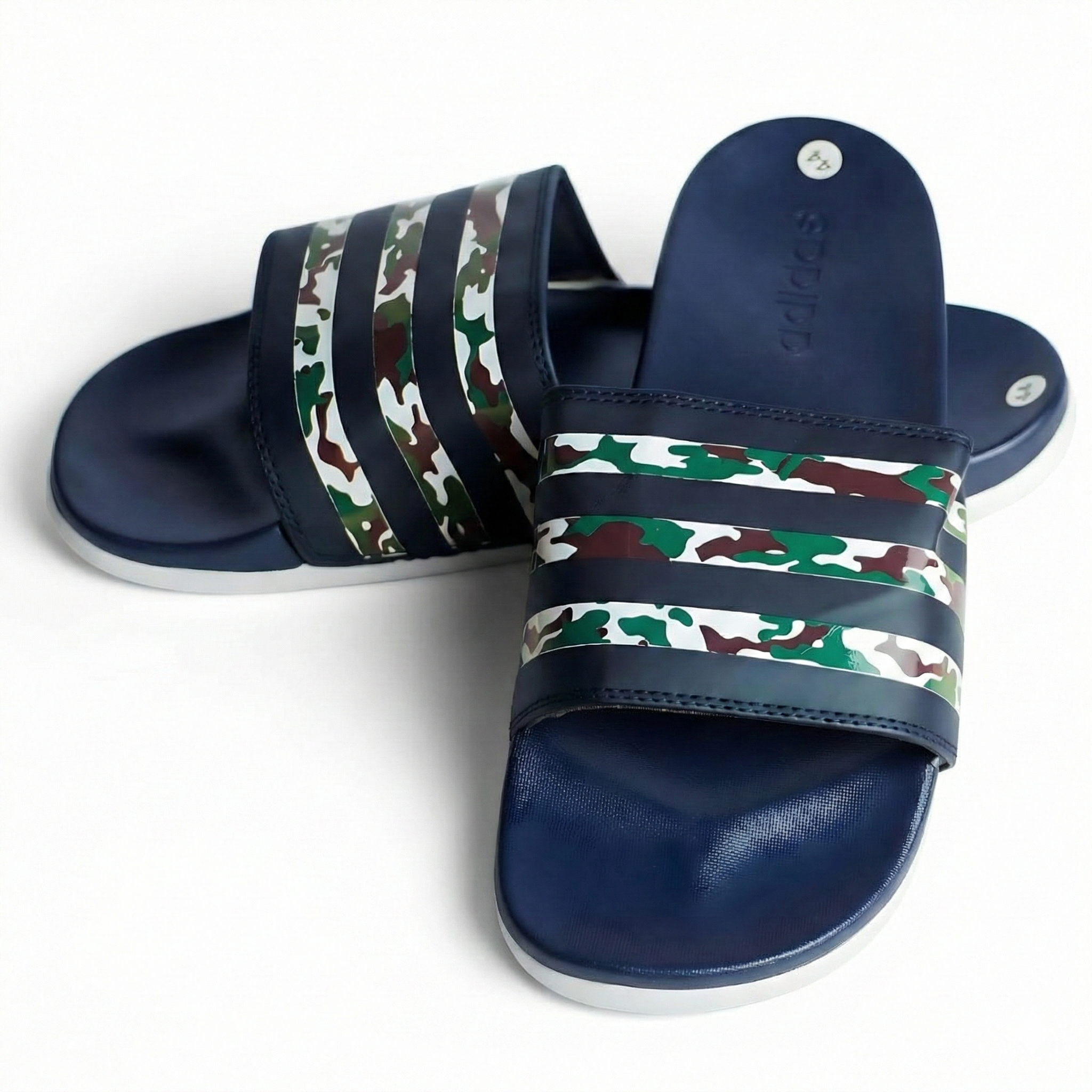 BLUE CAMO 3 LINE ADI - CLOUD FOAM