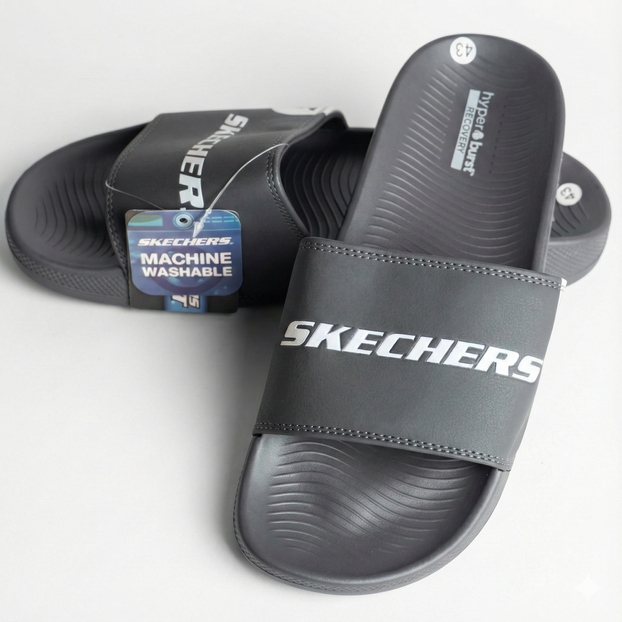 SKECHER HYPER BURST - GREY – PREMIUM COMFORT