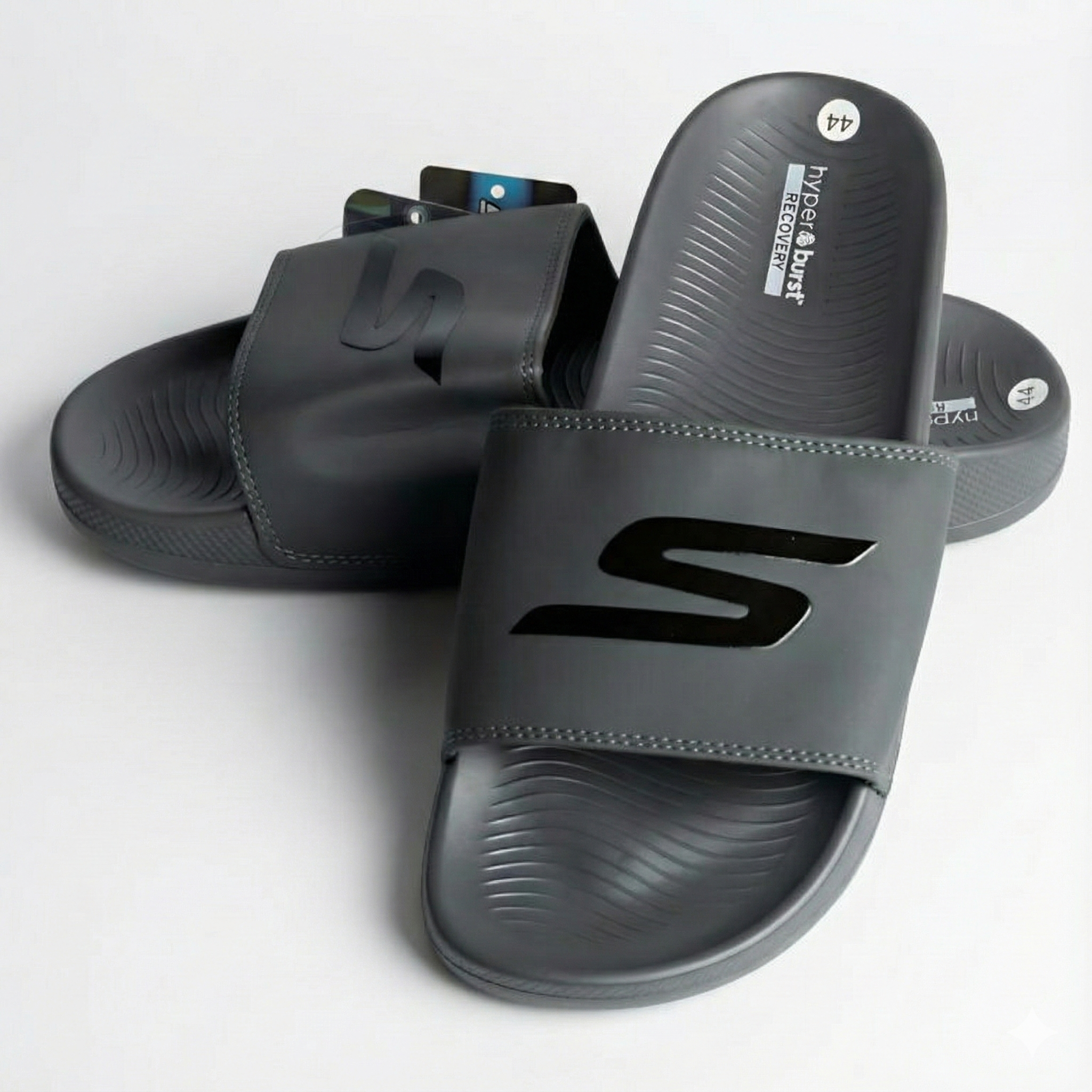 SKECHER HYPER BURST - GREY – PREMIUM COMFORT