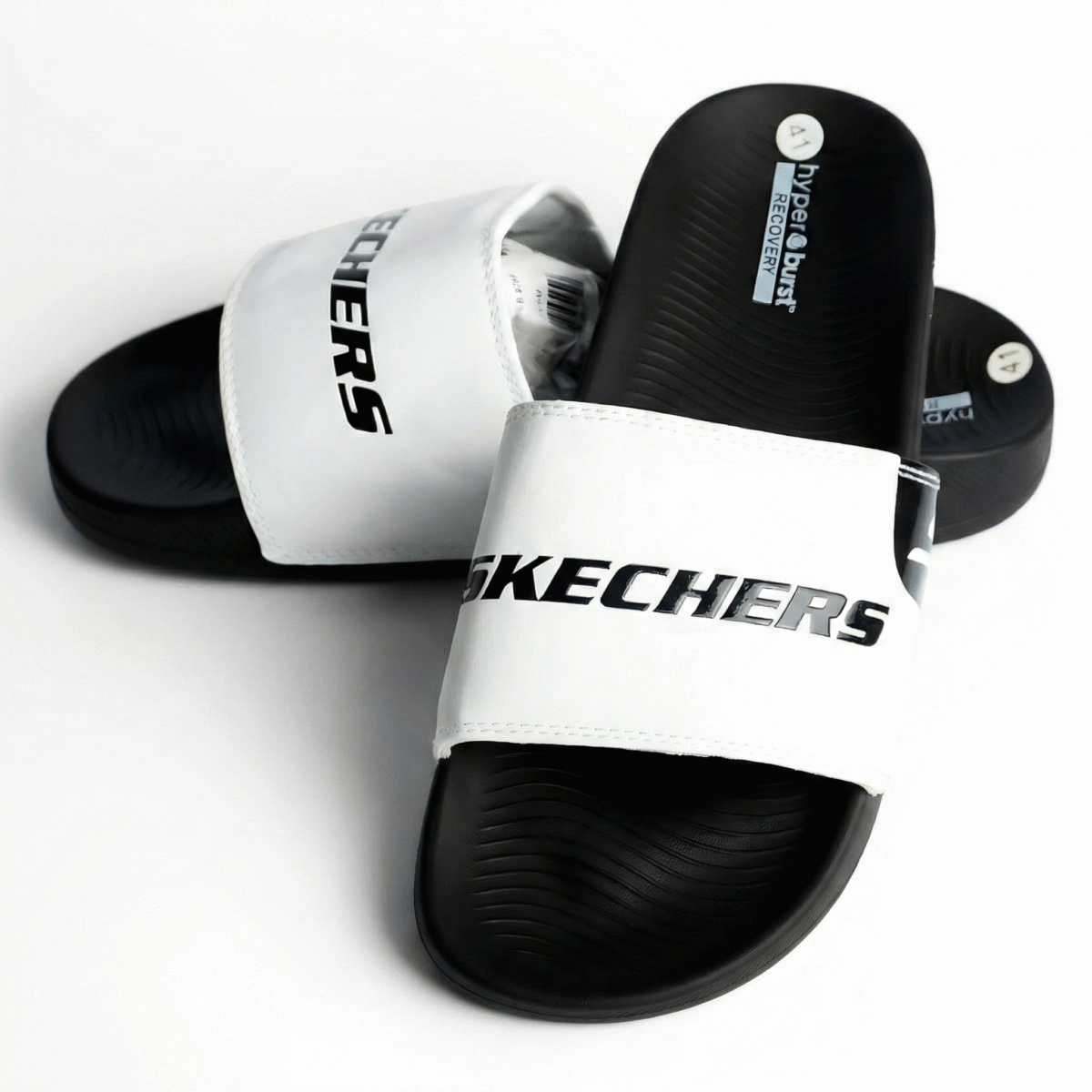 SKECHER HYPER BURST - WHITE – PREMIUM COMFORT