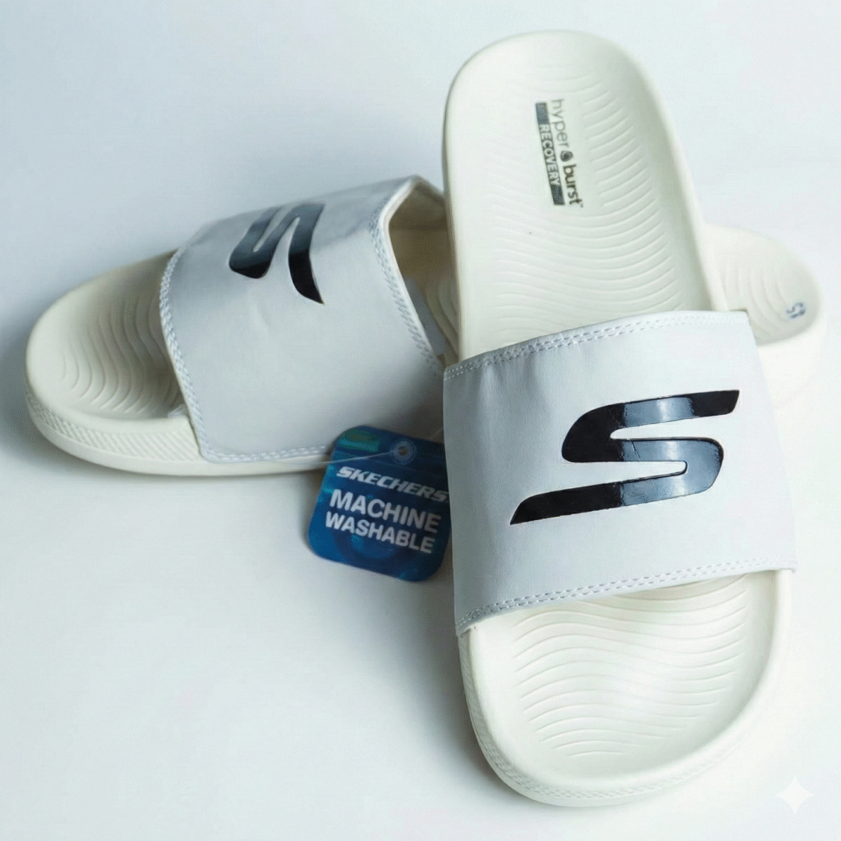 SKECHER HYPER BURST - BEIGE – PREMIUM COMFORT