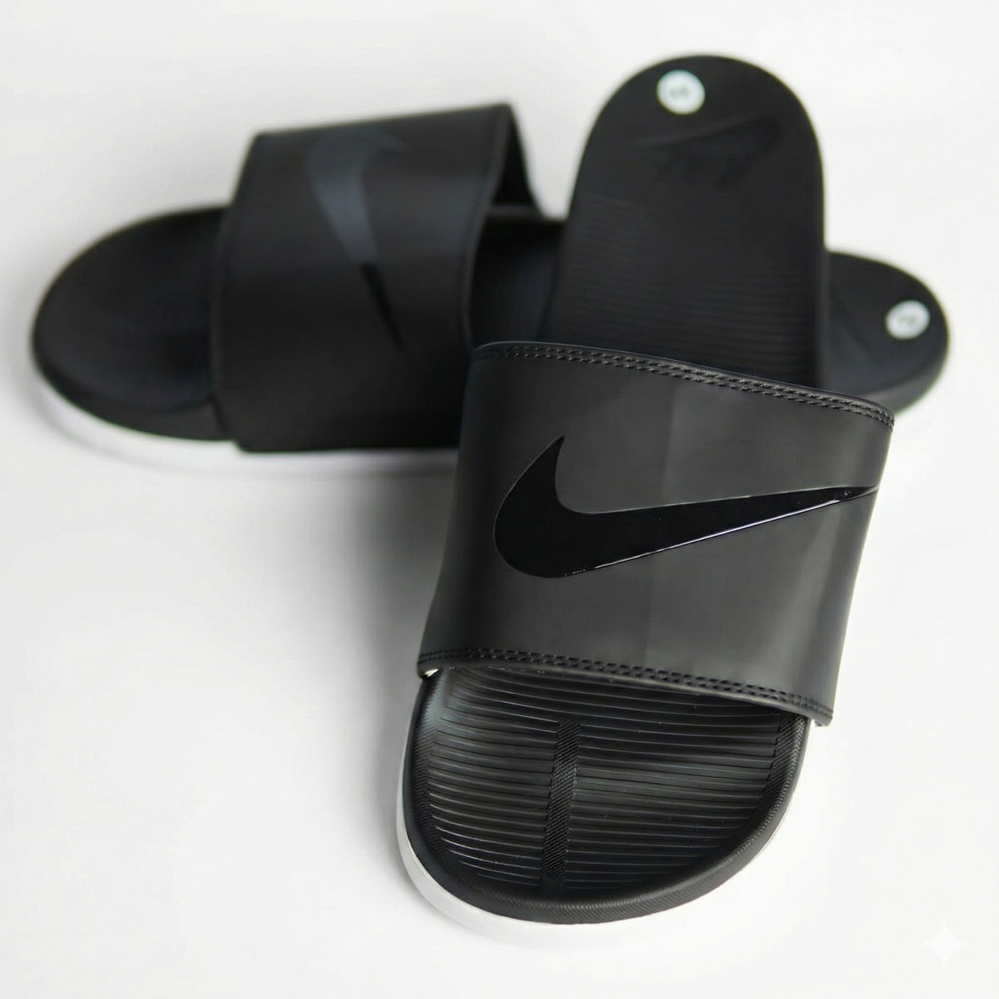 NIK COMFORT SLIDE - BLACK TICK