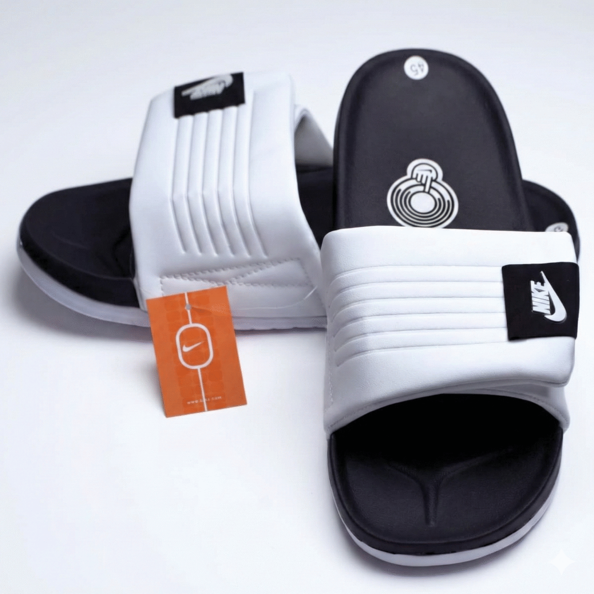 NIK COMFORT SLIDE - WHITE ADJUSTABLE