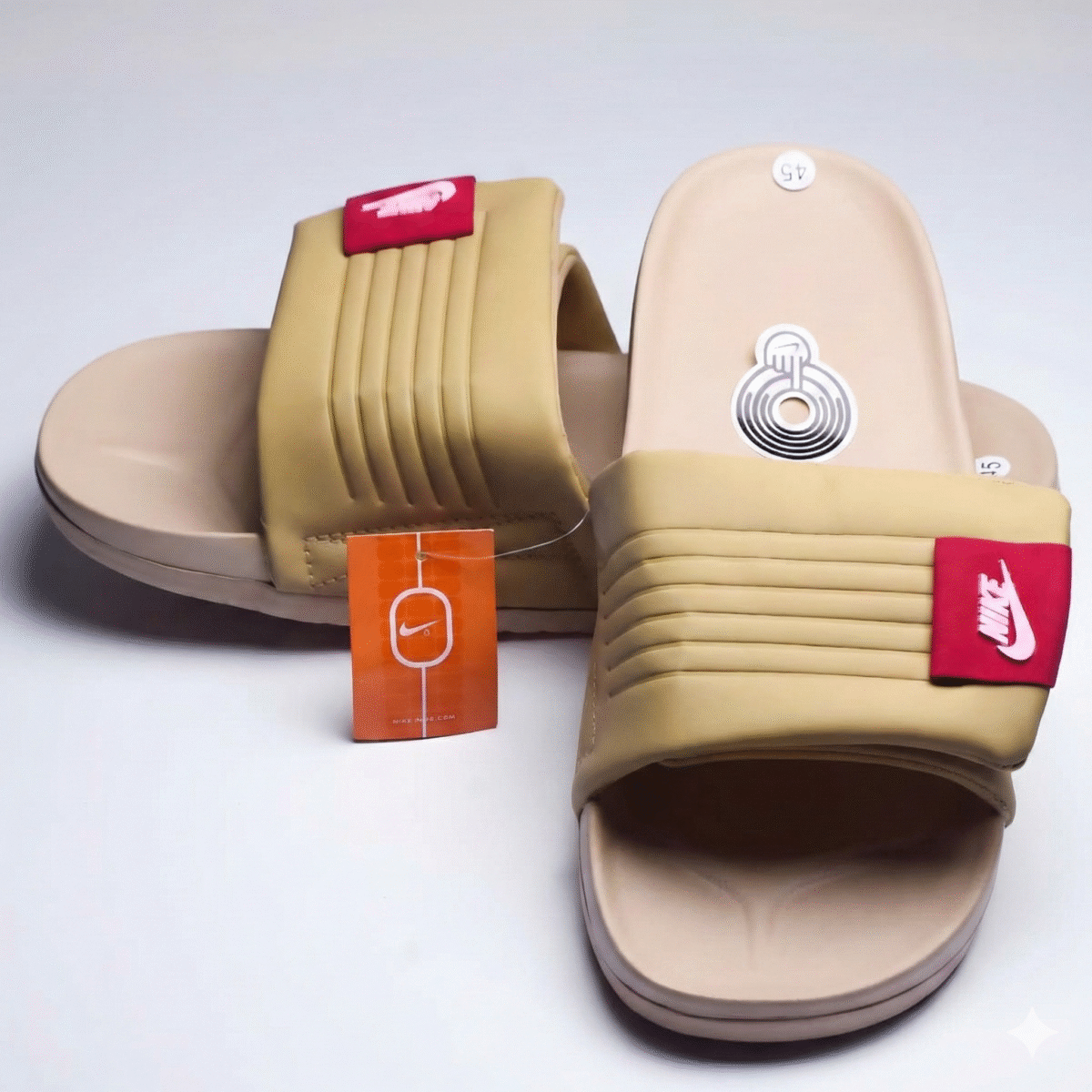NIK COMFORT SLIDE - BEIGE ADJUSTABLE