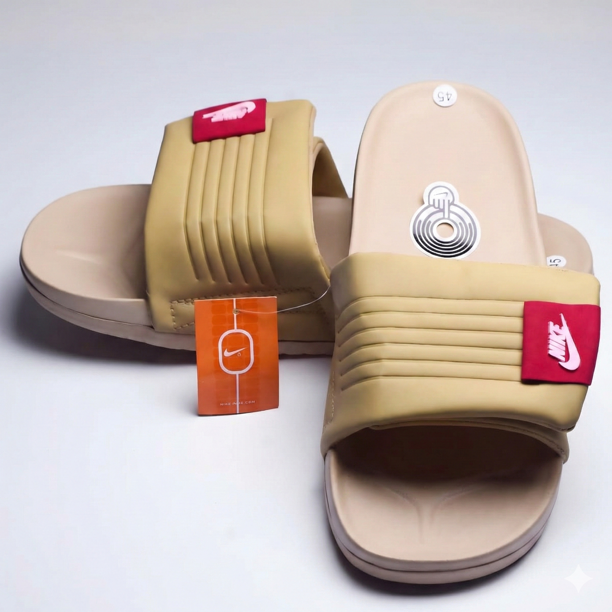 NIK COMFORT SLIDE - BEIGE ADJUSTABLE