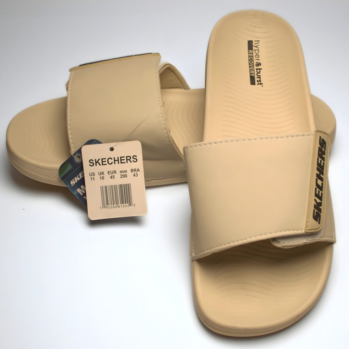 SKECHER HYPER BURST - BEIGE ADJUSTABLE - PREMIUM COMFORT